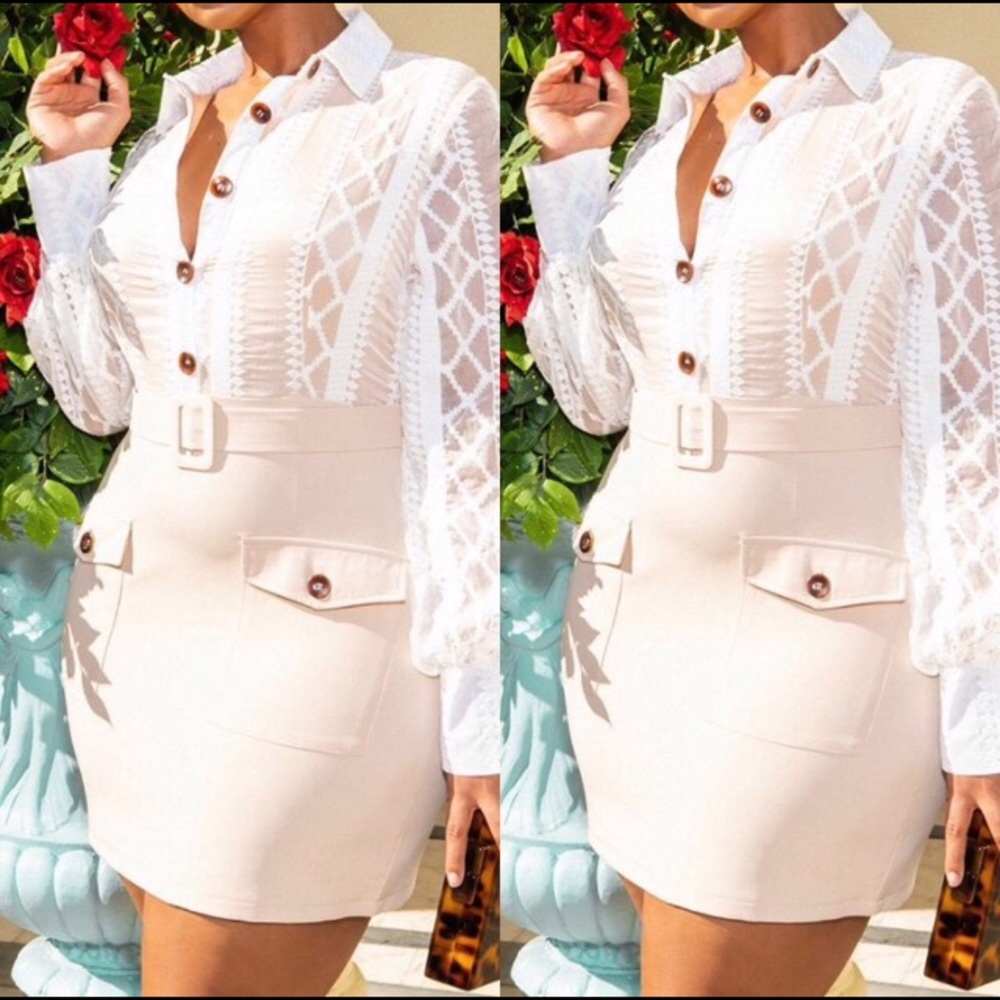 Lace Top Bodycon Dress